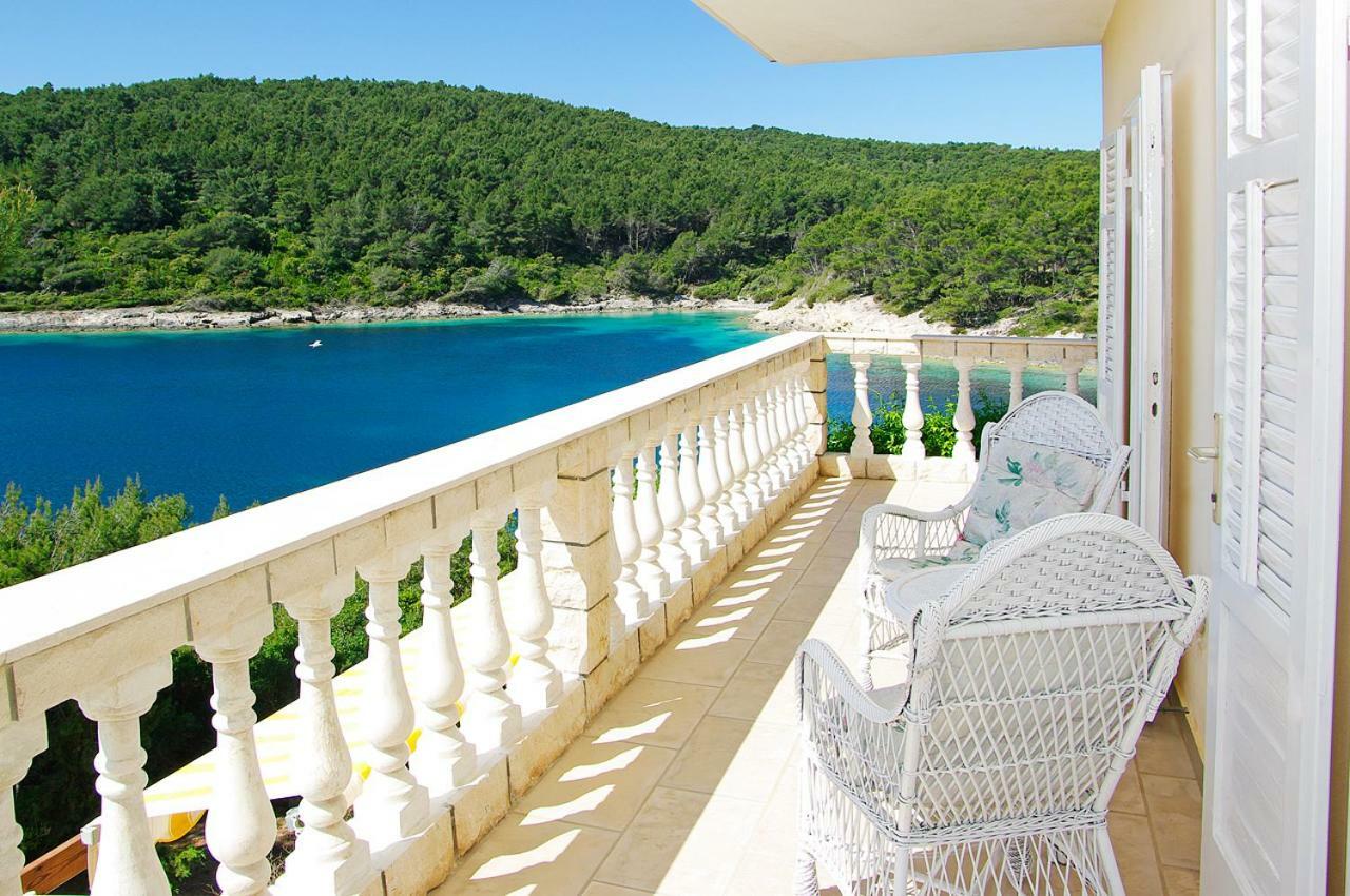 Waterfront Villa With Pool Vela Luka Kültér fotó