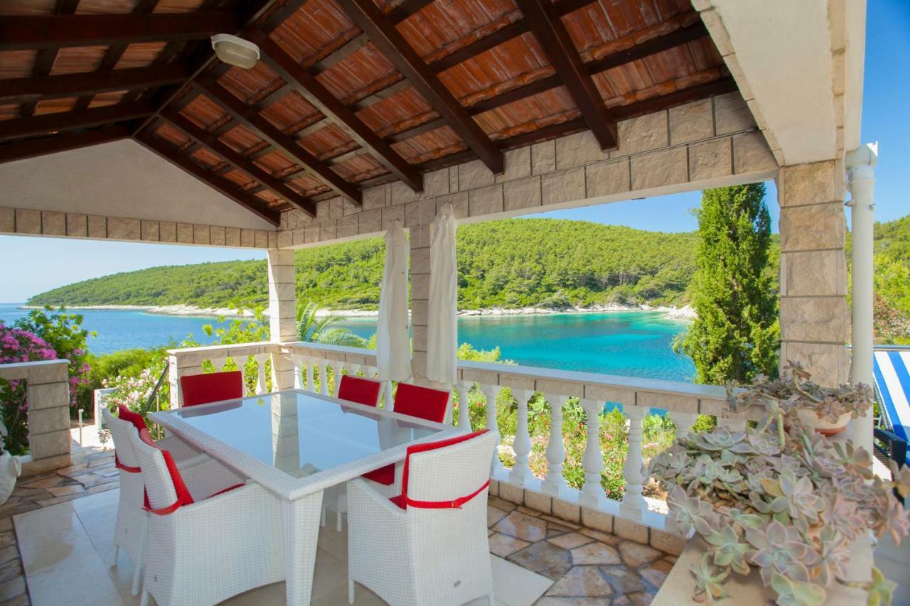 Waterfront Villa With Pool Vela Luka Kültér fotó