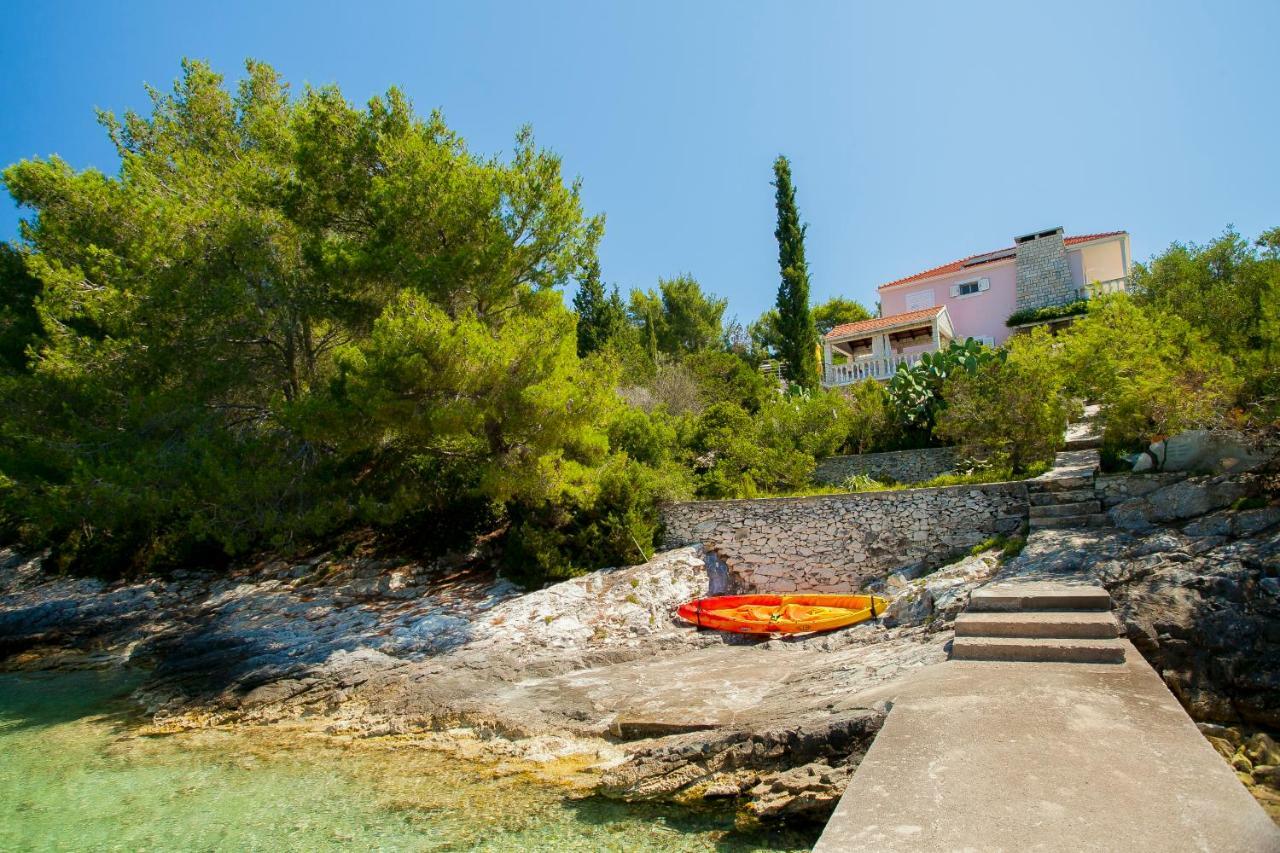 Waterfront Villa With Pool Vela Luka Kültér fotó