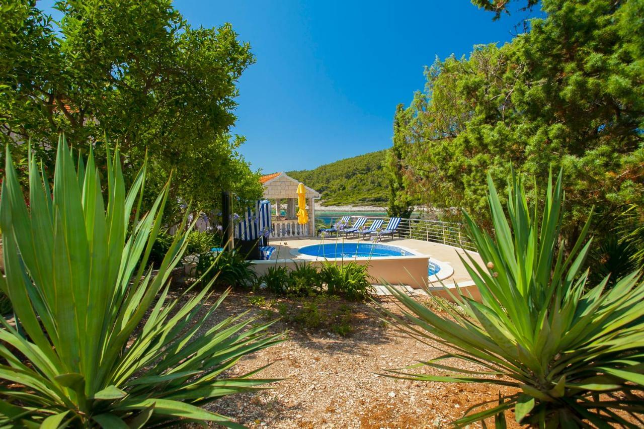 Waterfront Villa With Pool Vela Luka Kültér fotó