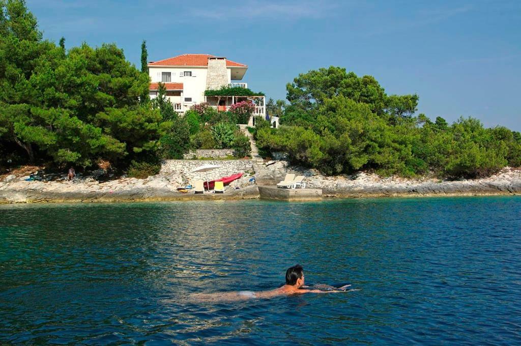 Waterfront Villa With Pool Vela Luka Kültér fotó